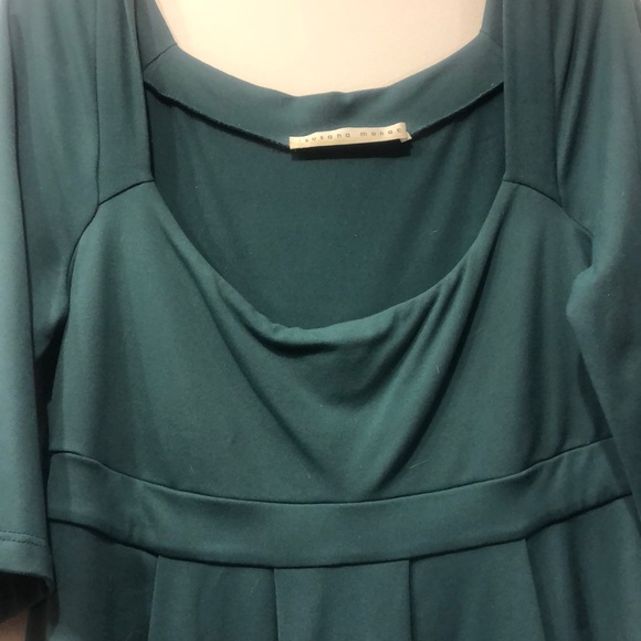 Susana Monaco empire waisted teal dress SZ Medium - Picture 4 of 9